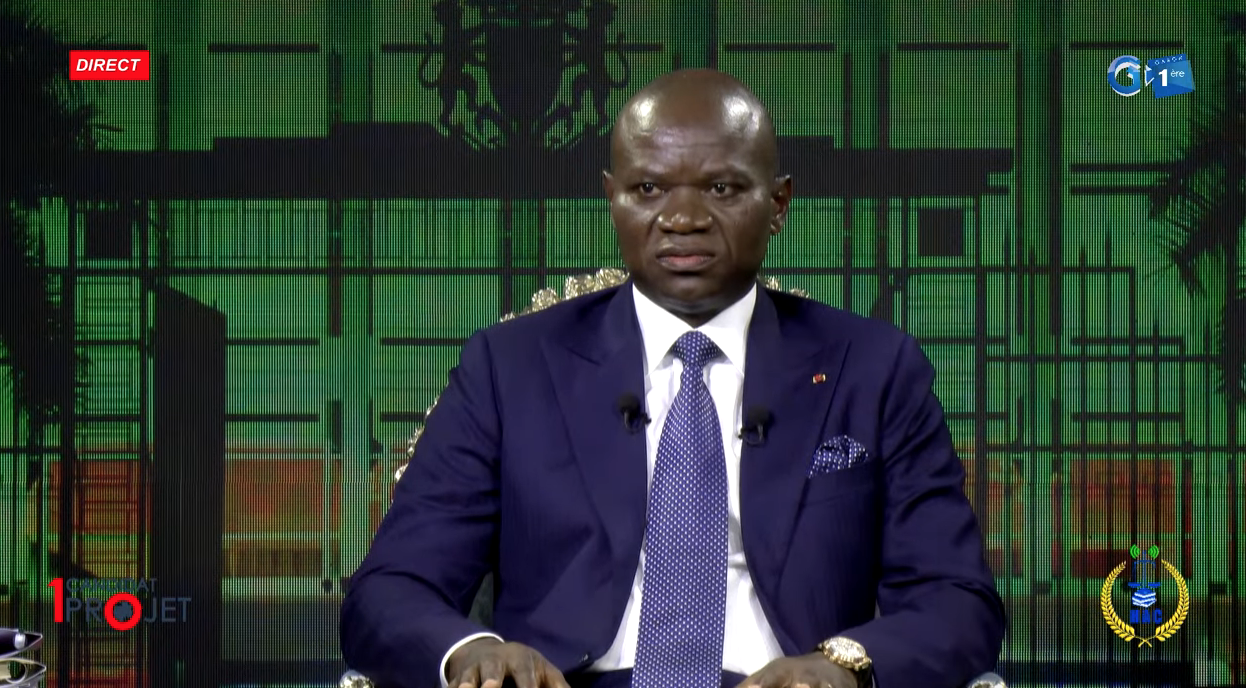 Brice Clotaire Oligui Nguema présente son programme électoral dans l&rsquo;émission « 1 Candidat, 1 Projet » sur Gabon 1ère